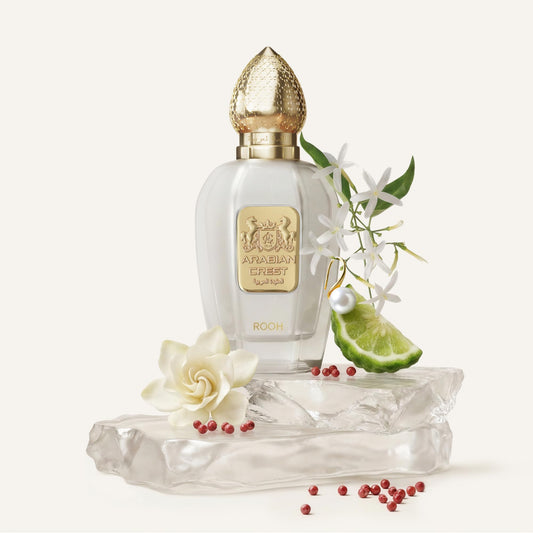 Arabian Crest Dubai Rooh Eau de Parfum 100ML - Woody Spicy Perfume for Unisex - Spiritual, Long-Lasting with Bergamot, Jasmine, Tonka Bean Beauty & Personal Care Arabian Creed