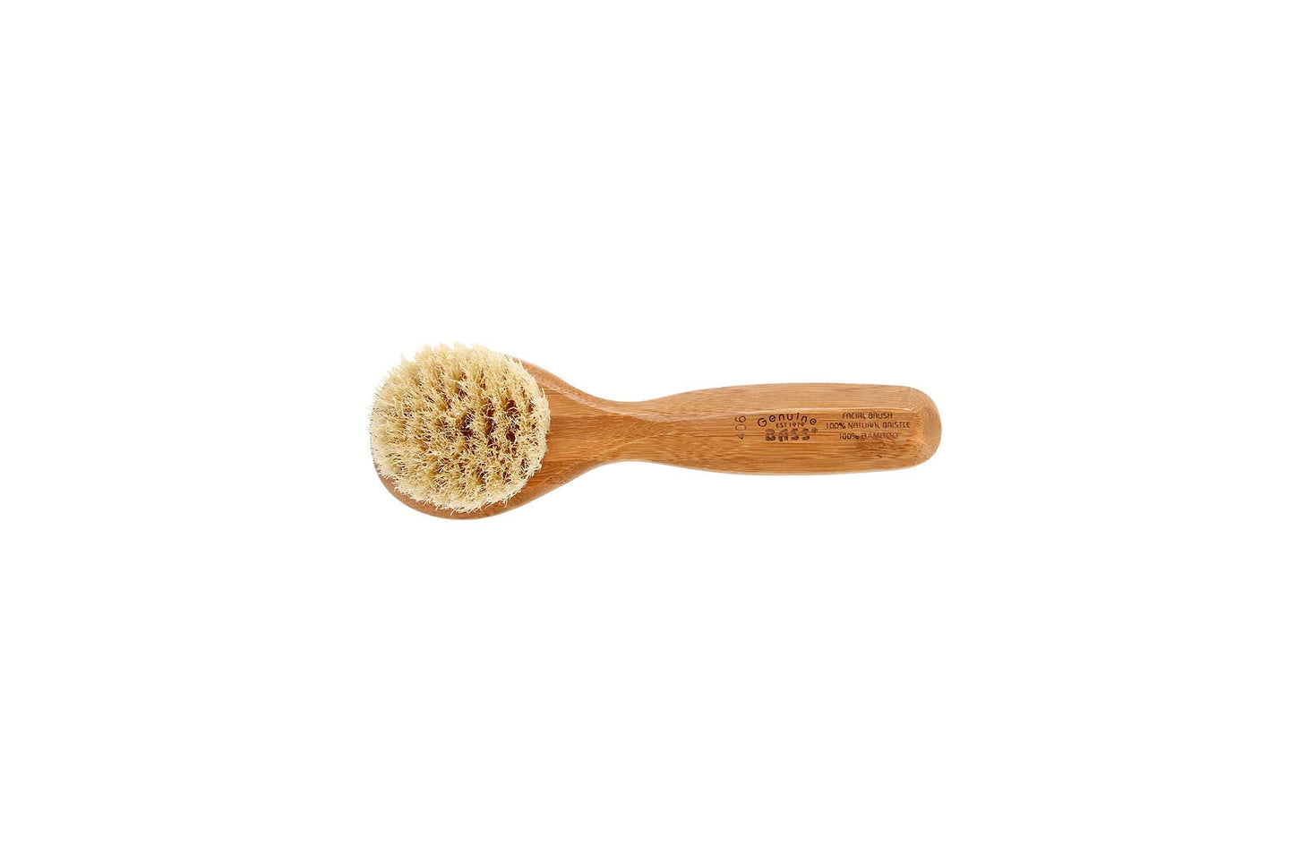 Facial Cleansing Brush - Natural Bristle Wood Handle Beauty & Personal Care Bass