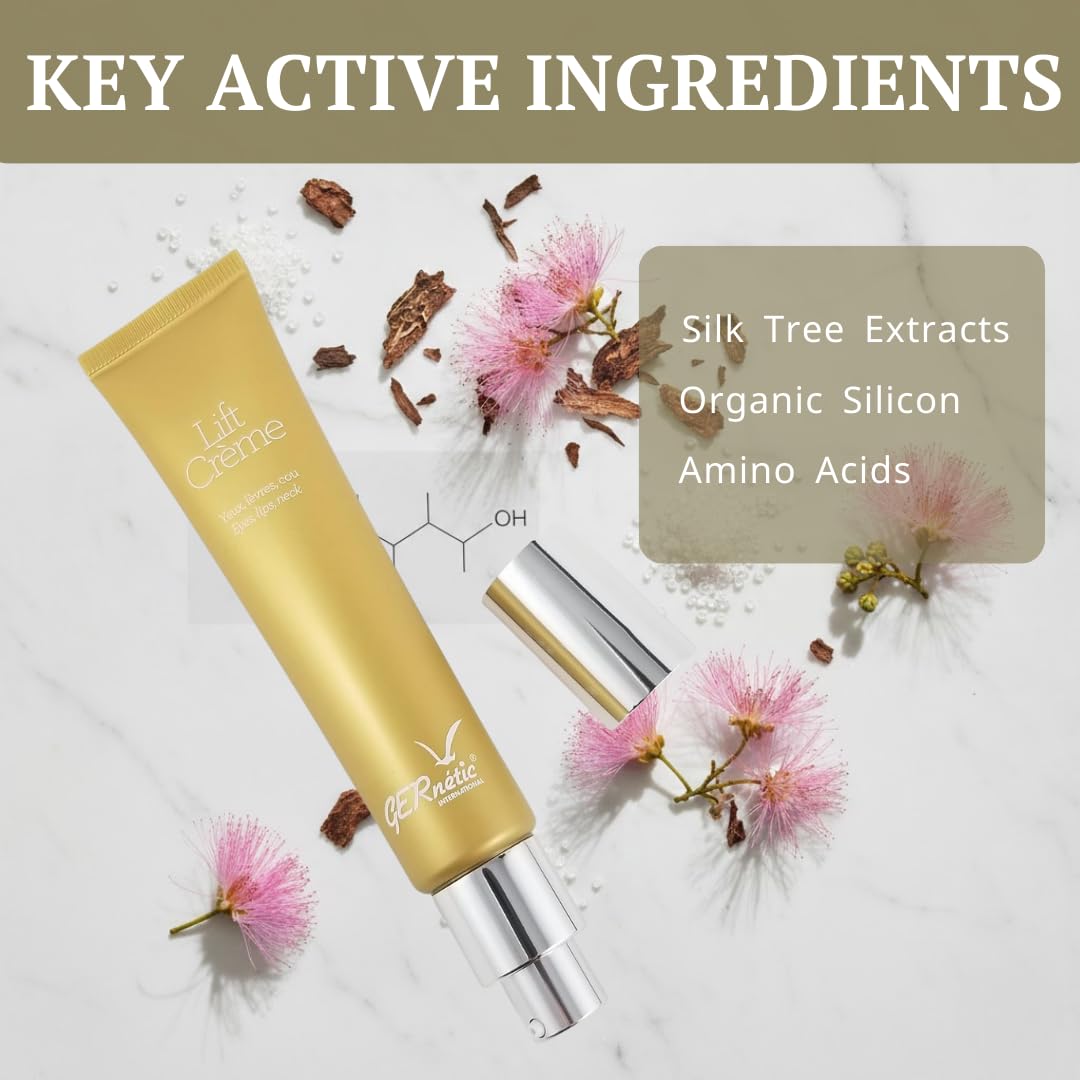 Gernetic Lift Creme, Firming Cream for Eyes Lips Neck, Dark Circles Care, 1.4 Oz Beauty & Personal Care Gernetic International