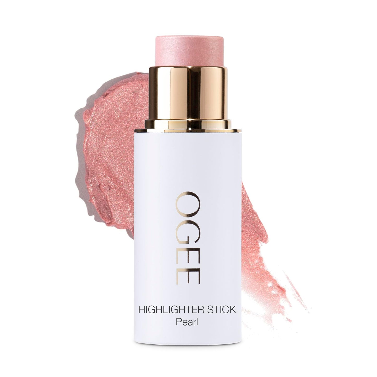 Ogee Sculpted Face Stick (PEARL - PEARLESCENT PEONY SHIMMER) Certified Organic Highlighter Makeup - Multi-Use Glow Highlighter Stick Beauty & Personal Care Ogee