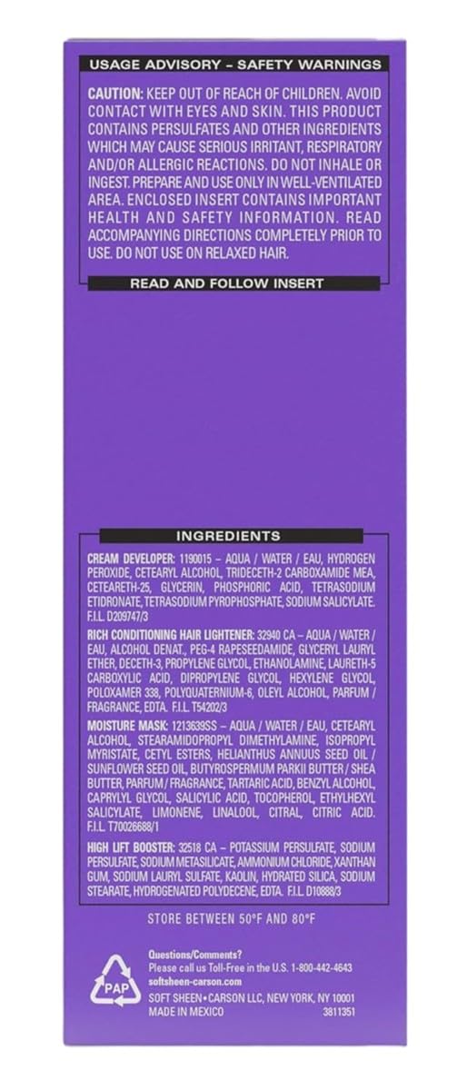 Dark & Lovely Color #396 Luminous Blonde (Pack of 6) Beauty & Personal Care Dark and Lovely