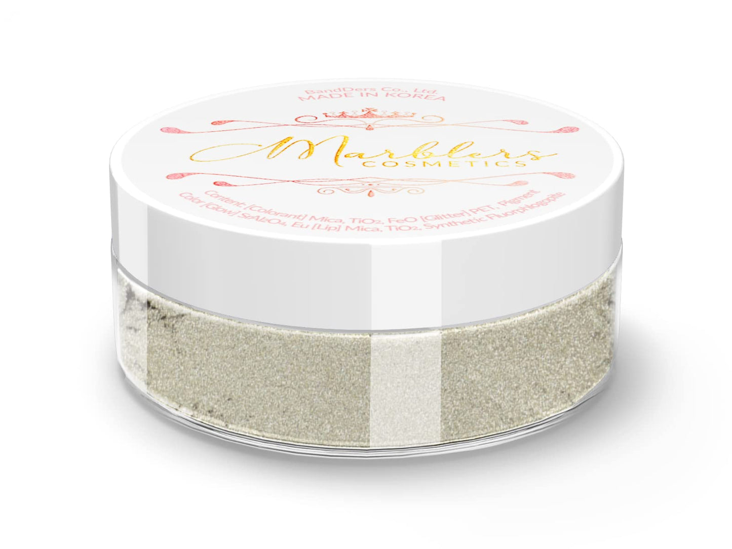 MARBLERS Fine Natural Mica Powder [Beige Gray] 0.11oz (3g) | Highly Pigmented | Non-Toxic, Vegan, Cruelty-Free | Eyeshadow, Body Butter, Nail Polish Beauty & Personal Care MARBLERS