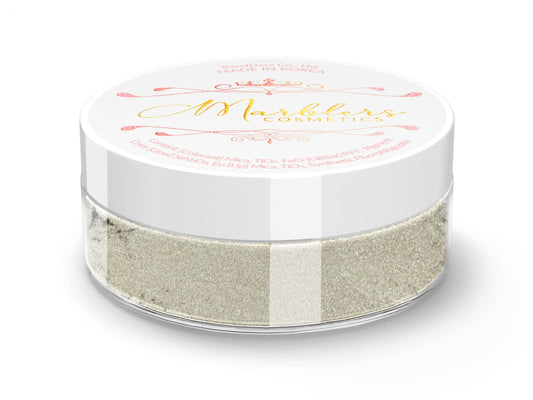 MARBLERS Fine Natural Mica Powder [Beige Gray] 0.11oz (3g) | Highly Pigmented | Non-Toxic, Vegan, Cruelty-Free | Eyeshadow, Body Butter, Nail Polish Beauty & Personal Care MARBLERS