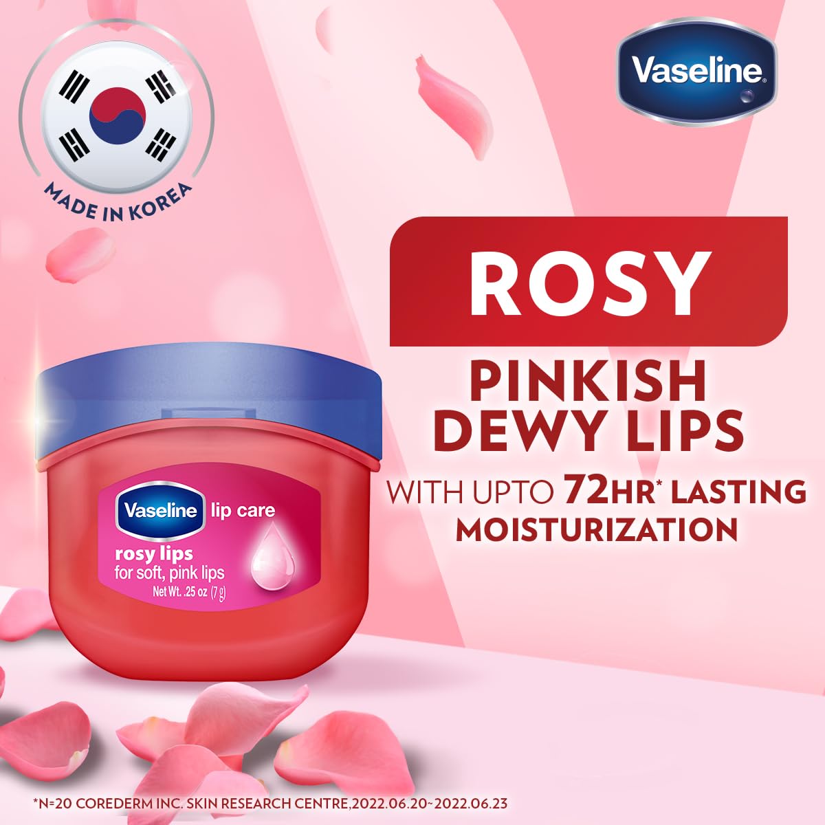 Lip Therapy Rosy Lips 0.25 oz, Pack of 1 Beauty and Personal Care Vaseline