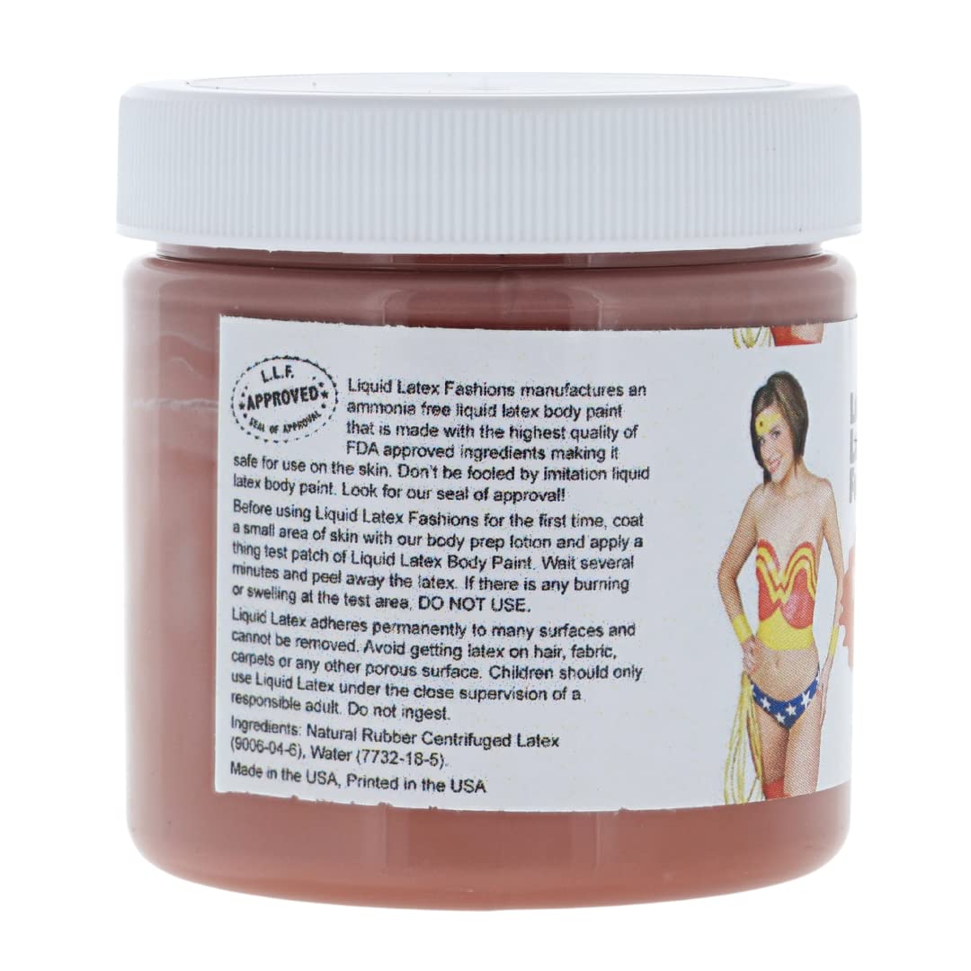 Metallic Copper 4 Fl Oz - Liquid Latex Face and Body Paint, Ammonia Free No Odor, Halloween Cosplay and Costumes Beauty & Personal Care Liquid Latex Fashions
