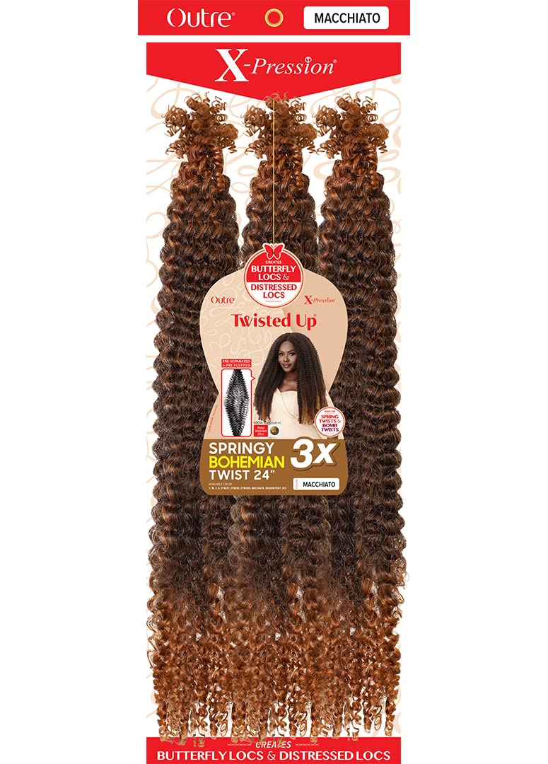 Outre Xpression Twisted Up Springy Bohemian Twist 3X (24", 1)