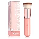 DUcare Flat Top Kabuki Foundation Brush - Premium Makeup Brush for Liquid, Cream, and Powder - Buffing, Blending, and Face,Pink Beauty & Personal Care DUcare