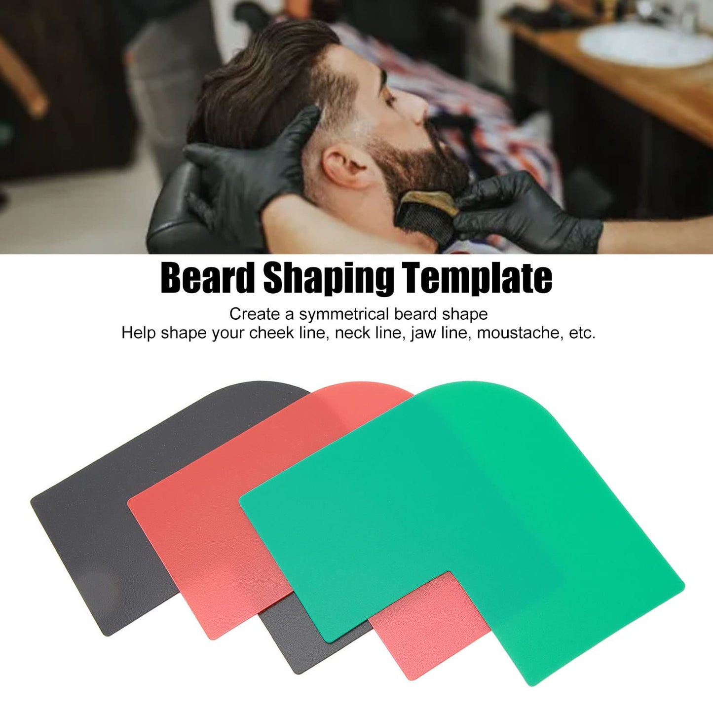 Beard Shaper Template Shaping Tool, Quality Beard Template Styling Template Moustache Trimming Beauty Tool Provides A Template For Men'S And Cheekline Beauty and Personal Care ZJchao