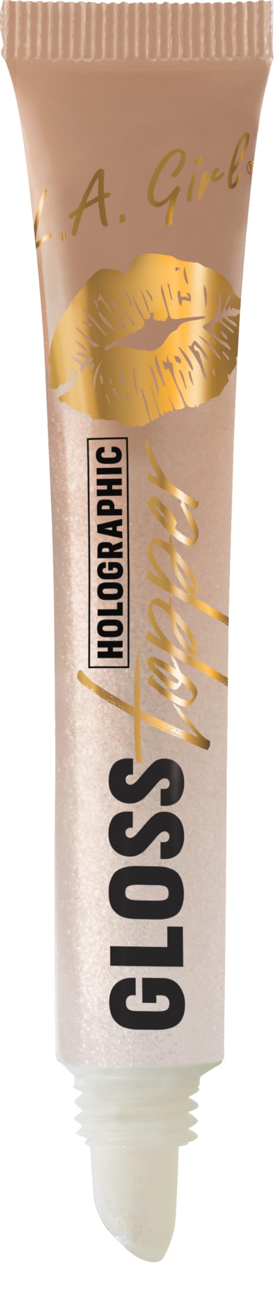 L.A. Girl Gloss Topper, Spark of Romance (Holographic Rose Gold) GLG579 Beauty & Personal Care L.A. Girl