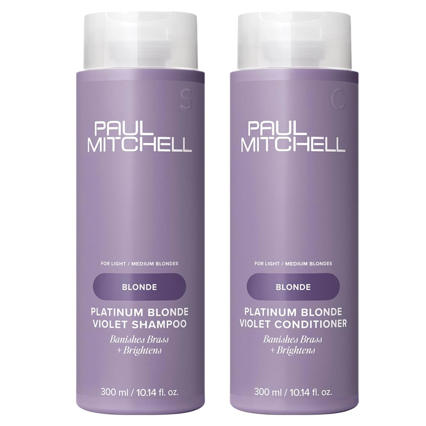 Paul Mitchell Platinum Blonde Gift Set, Purple Shampoo + Conditioner, For Brassy Hair Beauty & Personal Care Paul Mitchell