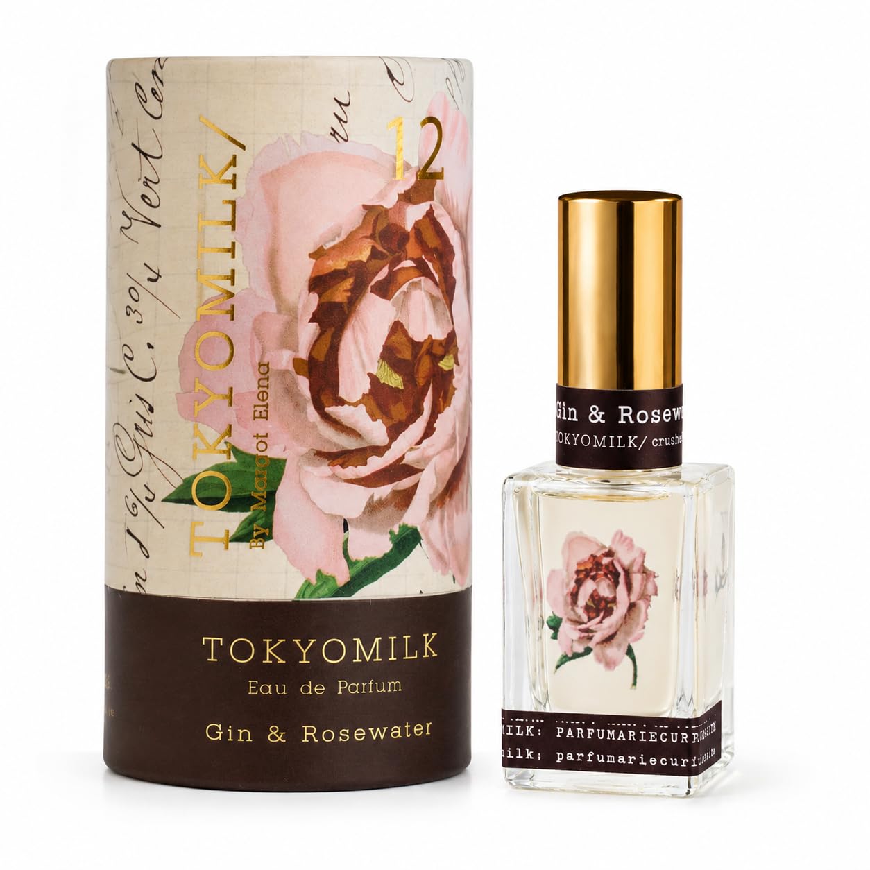 TOKYOMILK Gin & Rosewater Eau de Parfum, 1 fl. oz, 29.5 ml - Citrus Zest, Rosewood, Mimosa & Mandarin - A Beautiful Balance, Women’s Perfume, Eau de Beauty & Personal Care TOKYOMILK