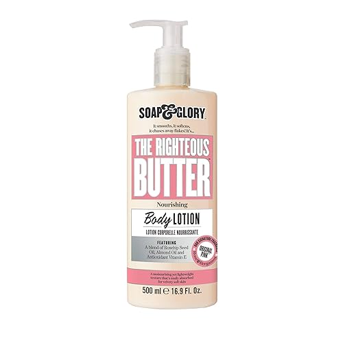 Soap & Glory Original Pink Moisturizing Body Lotion Pump - Lightweight Body Moisturizer for Dry Skin - With Shea Butter, Vitamin E & Aloe Vera Beauty & Personal Care Soap & Glory