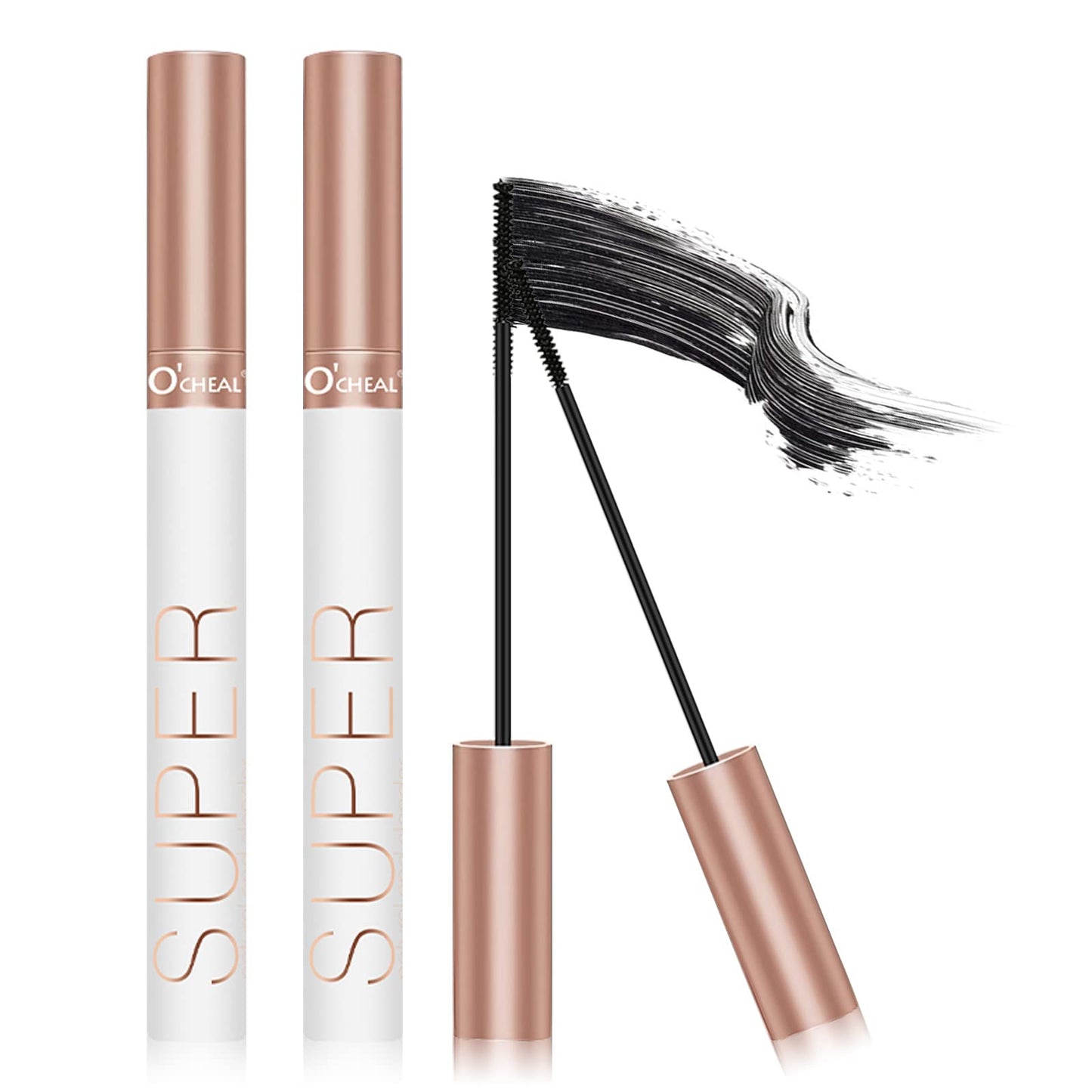 O'CHEAL Lash Lengthening Mascara, Voluminous Soft Lashes Makeup, Flake Free Formula, Hypoallergenic, Clump Free, Waterproof Long Lasting Natural Beauty & Personal Care O'CHEAL