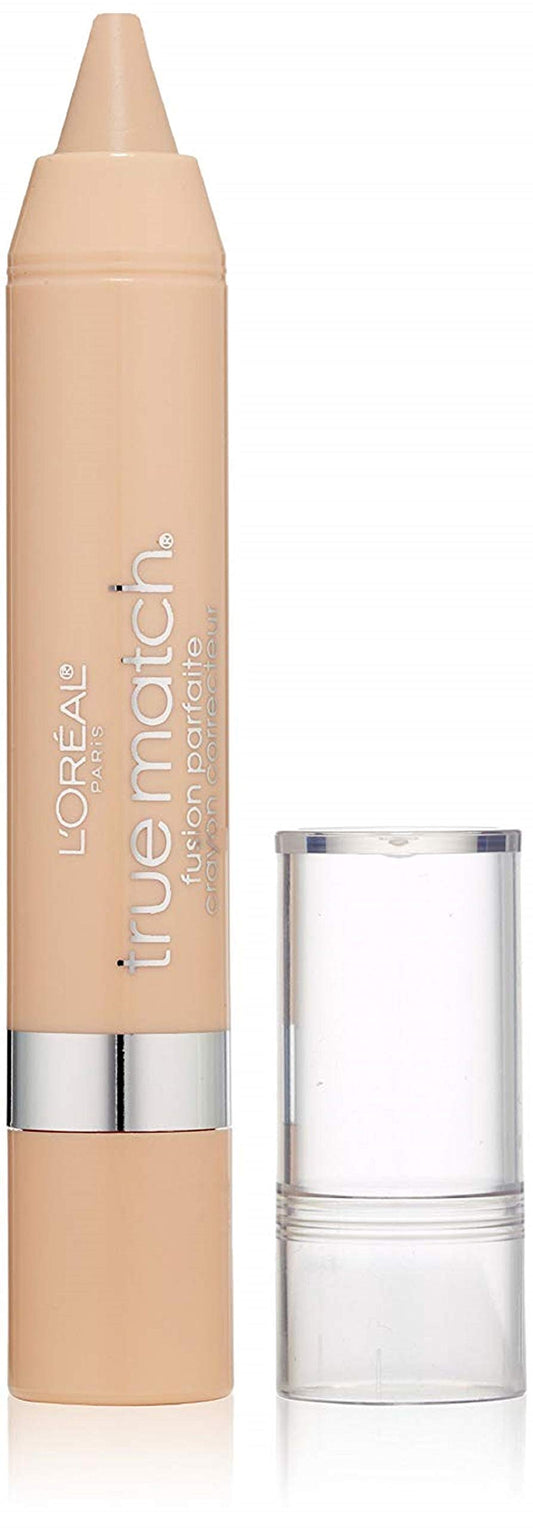 L'Oreal Paris True Match Super-Blendable Crayon Concealer, Fair/Light Neutral 0.10 oz (Pack of 2)