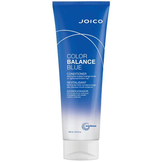 Joico Color Balance Blue Conditioner | For Lightened Brown Hair | Eliminate Brassy Orange Tones | Boost Color Vibrancy & Shine | UV Protection | Beauty & Personal Care Joico