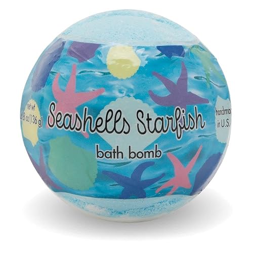 Bath Bomb - SEASHELLS & STARFISH Beauty & Personal Care Primal Elements