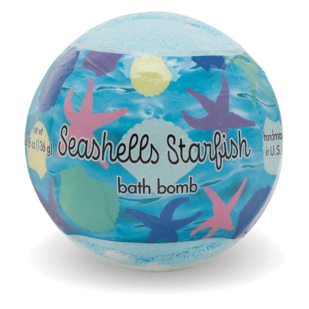 Bath Bomb - SEASHELLS & STARFISH Beauty & Personal Care Primal Elements