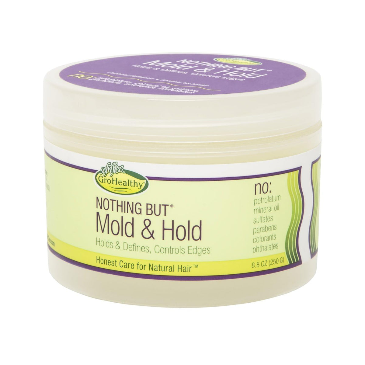 NOTHING BUT Mold & Hold - Gentle Non-Irritating Sulfate-Free Wax-Free Hold and Definition for All Types of Curly, Healthy, Natural Hair, 8.8 oz (Pack Beauty & Personal Care NOTHING BUT
