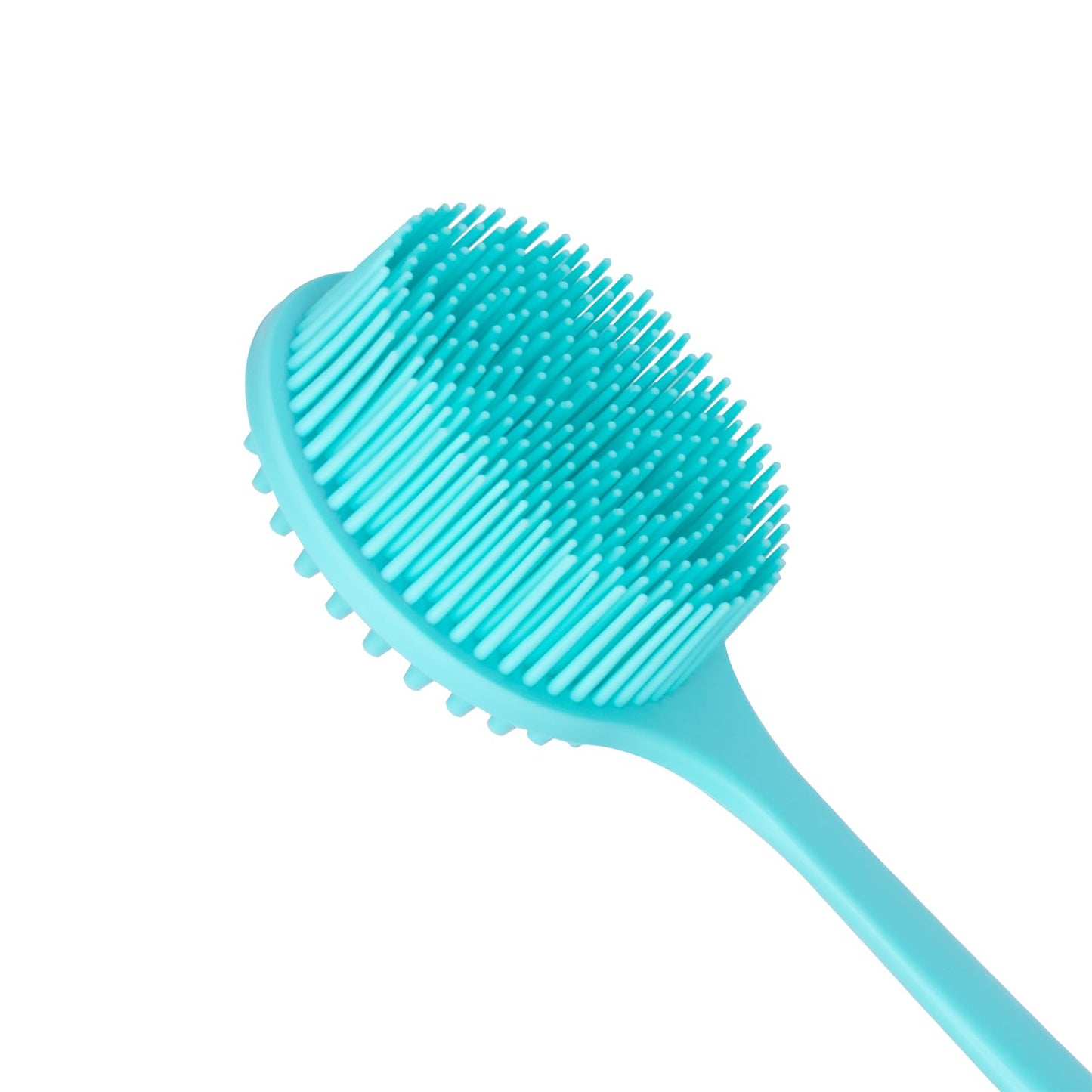 DNC Silicone Back Scrubber for Shower, Soft Bath Body Brush with Long Handle (Blue) Beauty & Personal Care DNC