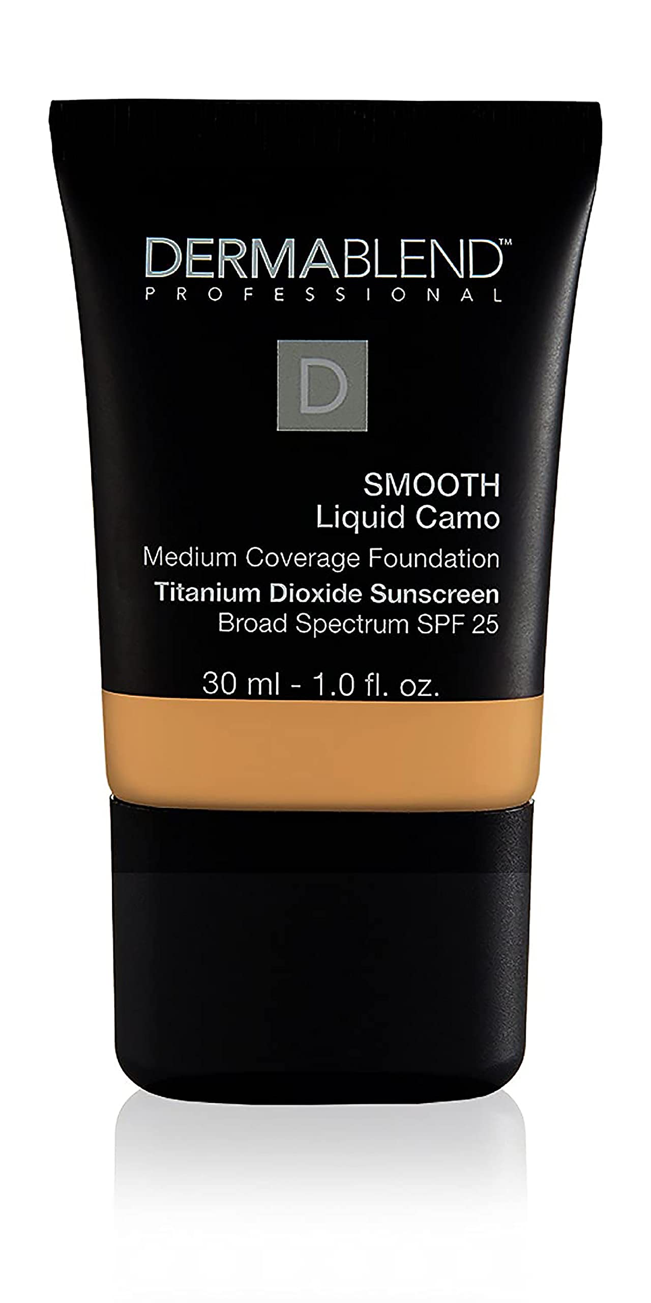 Dermablend Smooth Liquid Foundation with SPF 25, 1 Fl. Oz, 40N Chestnut, For Medium Skin with Neutral Undertones Beauty & Personal Care Dermablend