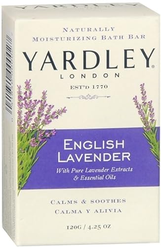 Yardley English Lav Soap Size 4.25z Yardley English Lavender Soap 4.25oz Beauty & Personal Care Yardley