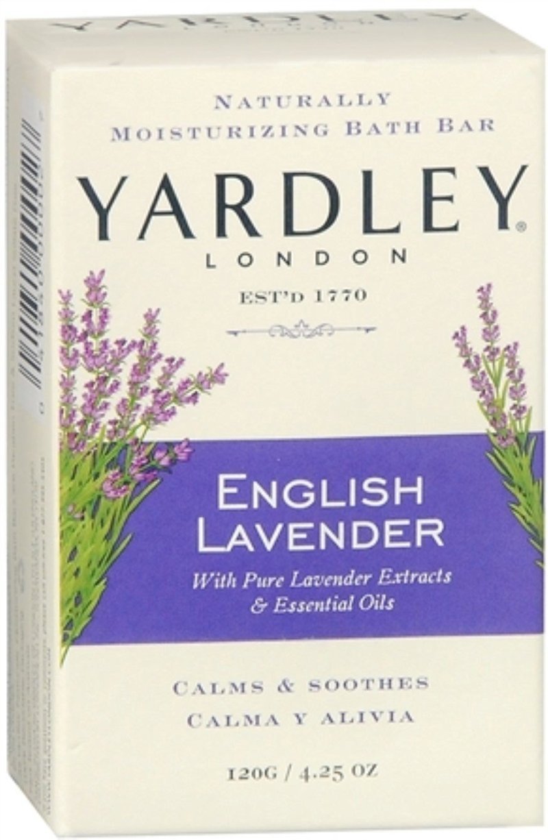 Yardley English Lav Soap Size 4.25z Yardley English Lavender Soap 4.25oz Beauty & Personal Care Yardley