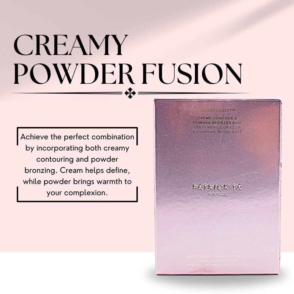 PATRICK TA Major Sculpt Crème Contour & Powder Bronzer Duo She's Statuesque Beauty & Personal Care PATRICK TA