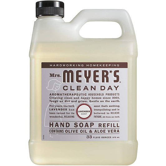 Mrs. Meyer's Clean Day Hand Soap Refill Lavender Multi-Packs (33 Fl Oz (Pack of 1) Beauty & Personal Care Mrs. MEYER'S