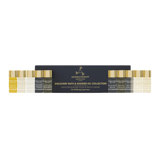 Aromatherapy Associates Essential Oil Blends - Luxury Shower and Body Oils for Dry Skin, Daily Aromatherapy Care for Men & Women, 10-Pack (0.10 fl oz Beauty and Personal Care Aromatherapy Associates