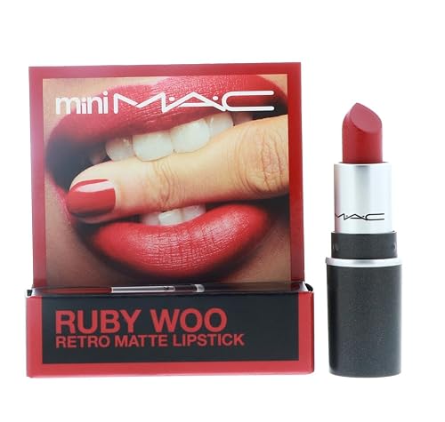 MAC M·A·Cximal Silky Matte Lipstick Mini, Ruby Woo, 0.06 Ounces, Red Beauty & Personal Care MAC