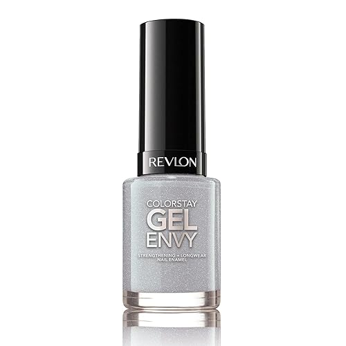 Revlon ColorStay Gel Envy Longwear Nail Polish, with Built-in Base Coat & Glossy Shine Finish, in Blue/Green, 345 Lucky Us, 0.4 oz" Beauty & Personal Care REVLON