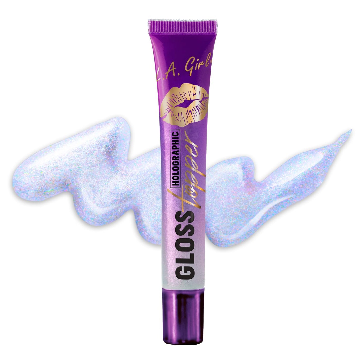 L.A. Girl Gloss Topper, Flashing Opal (Holographic Purple) GLG572 Beauty & Personal Care L.A. Girl