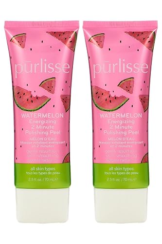 Purlisse Watermelon Energizing 2 Minute Polishing Peel, Cruelty-free, Paraben & Sulfate-free, Brightening & Smoothing, 2 Pack Beauty & Personal Care p?rlisse