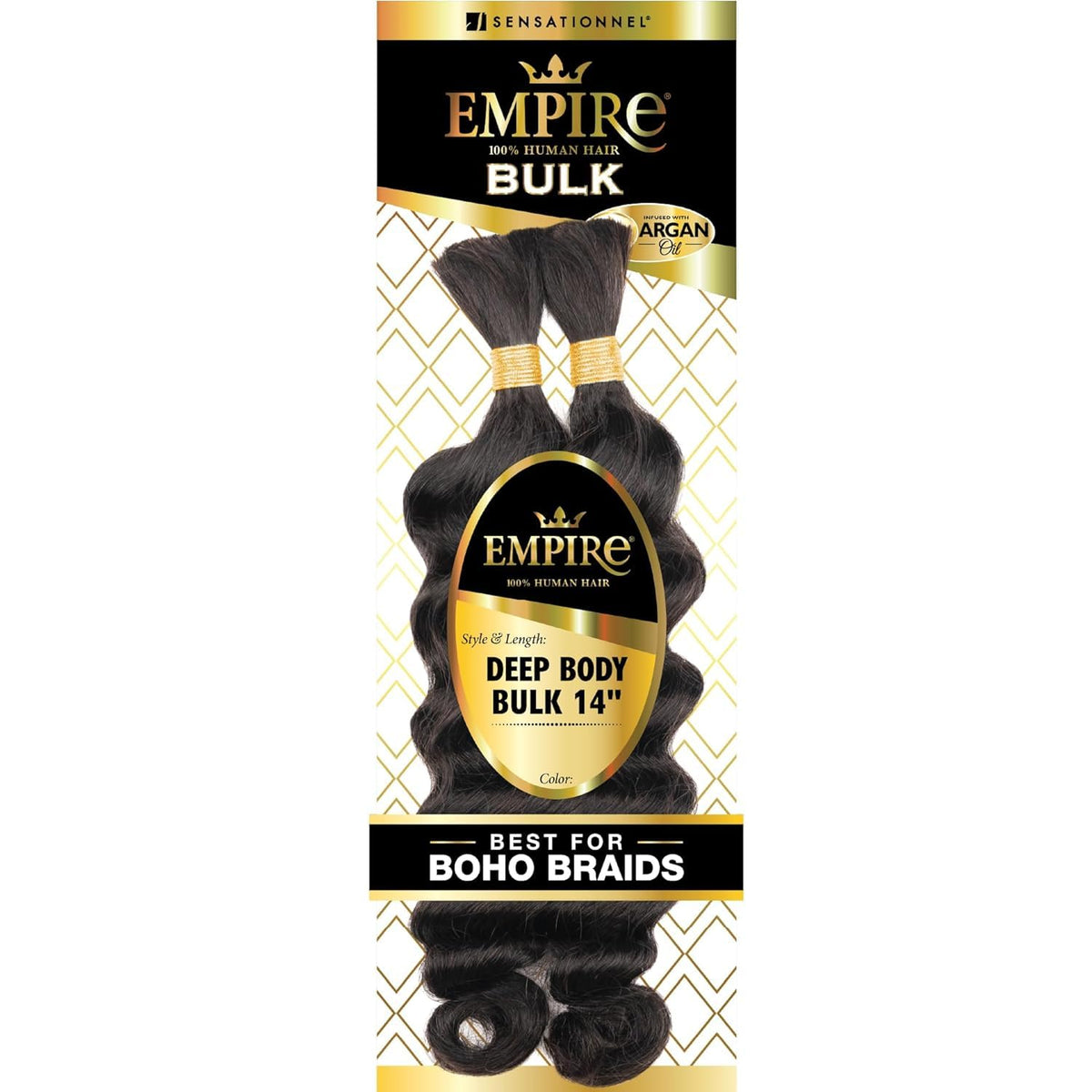 Sensationnel Empire Bulk Braiding-Deep Body,1 pack 14 inch, S4/27/30