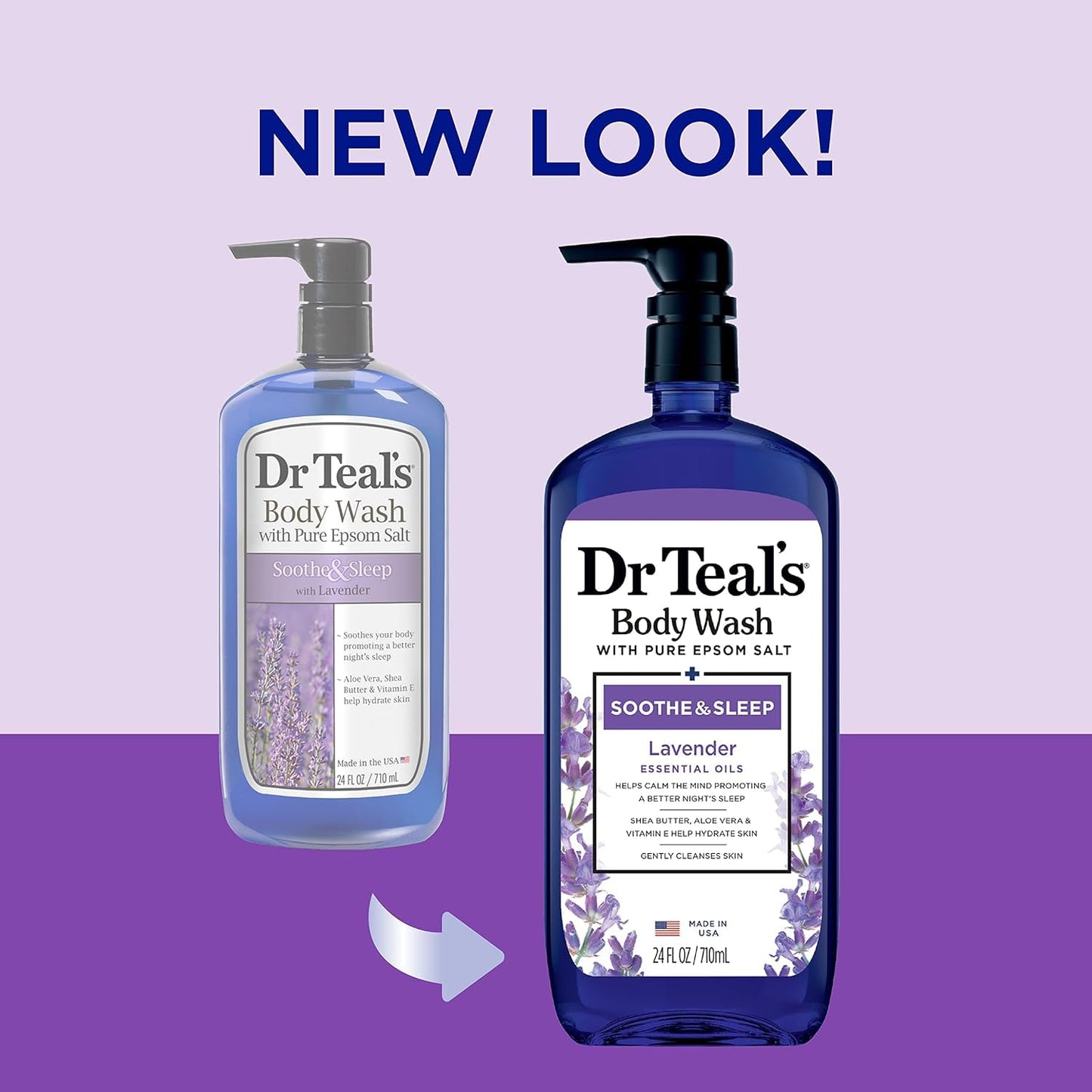 Dr. Teal's Ultra Moisturizing Body Wash with Lavender, 96 Fl Oz. Beauty & Personal Care Dr Teal's