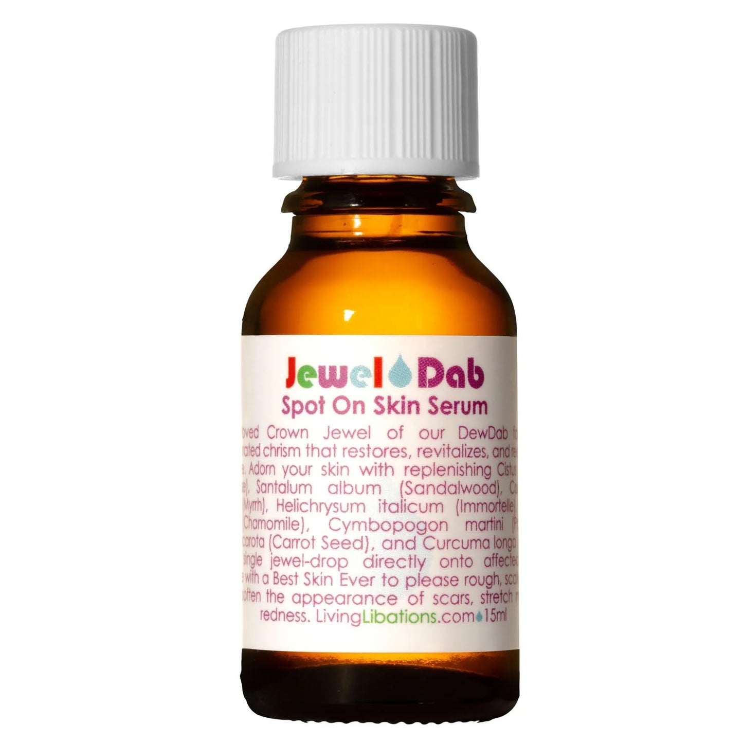 LIVING LIBATIONS - Organic JewelDab Face Oil | Natural, Wildcrafted Clean Beauty (0.5 fl oz | 15 ml) Beauty & Personal Care LIVING LIBATIONS