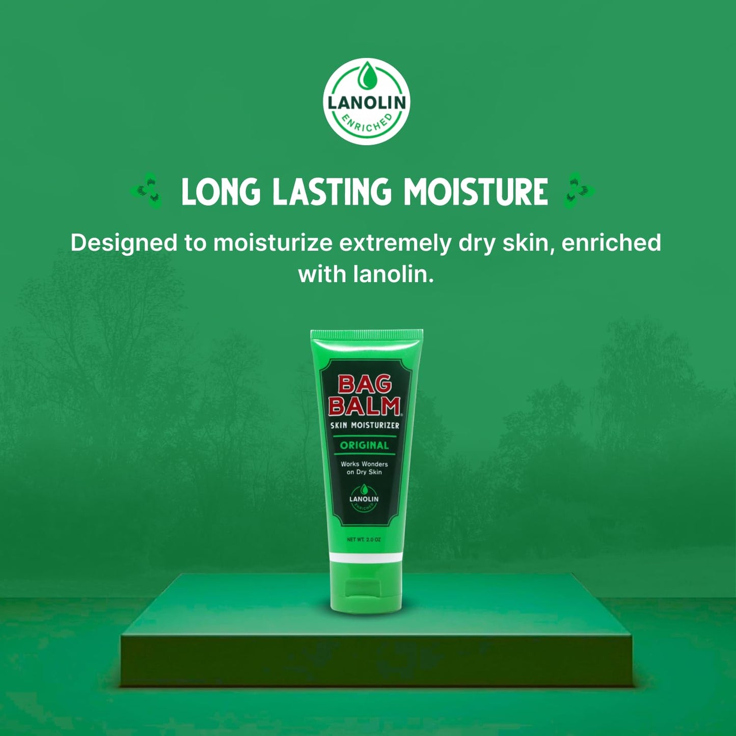 Bag Balm Vermont's Original Hand Moisturizer, Hand Balm for Dry Skin, Cracked Hands, Heels & Dry Hands Treatment, For Dogs and More Ointment, Dry Skin Beauty & Personal Care Bag Balm
