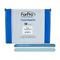 ForPro Professional Collection Blue Foam Board, 120/240 Grit, Mylar Manicure and Pedicure Nail File, 7” l x .75” w, 50 Count Beauty & Personal Care ForPro Professional Collection