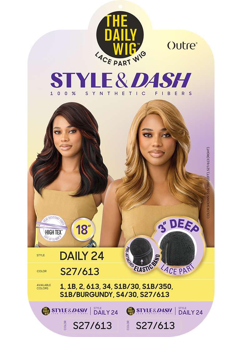 Outre The Daily Wig - Style & Dash - Daily 24 (DARK BROWN 2)