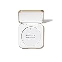 jane iredale Refillable Compact | Aluminum Shell & Magnetic Closure | Interior Mirror for On-The-Go Use | Compatible with all Powder Refills | White Beauty & Personal Care jane iredale