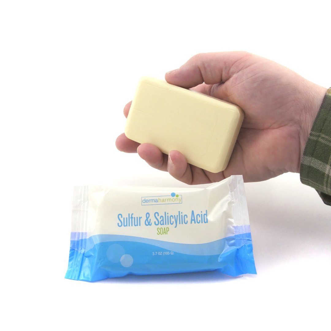 Dermaharmony Sulfur and Salicylic Acid Bar Soap - 3.7 oz (1 Bar) Beauty & Personal Care Dermaharmony