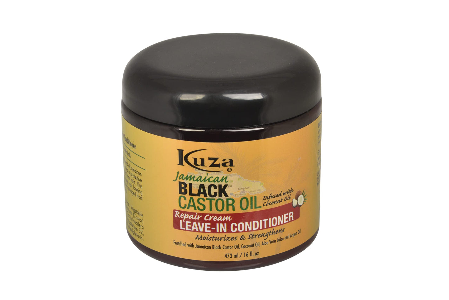 Kuza Jamaican Black Castor Oil Leave-In-Conditioner 16Oz. (Pack Of 2) Beauty & Personal Care Kuza