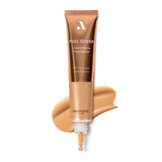 Absolute New York Warm Praline Full Cover Foundation; Oil Free Formula