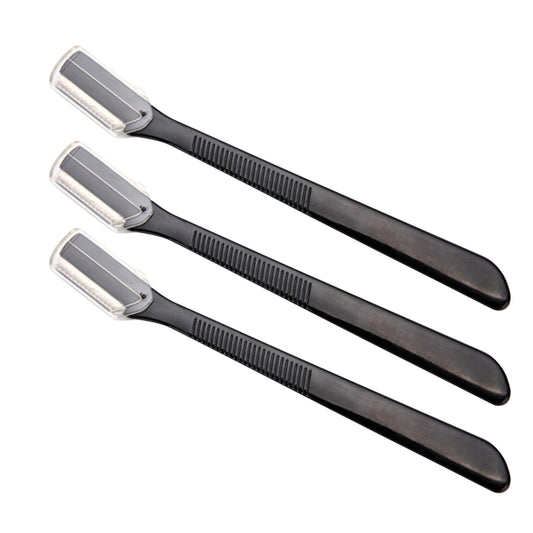 PartyKindom 12pcs Safety Eyebrow Trimmer Set Men Eyebrow Scissors Lightweight Non-Slip Easy Cleaning Makeup Accessory Beauty and Personal Care PartyKindom