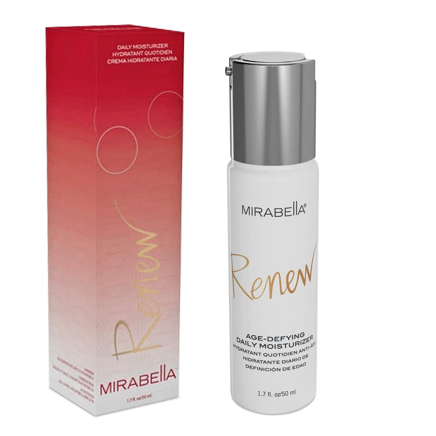 Mirabella Renew Age-Defying Daily Moisturizer for Face, Hydrating Face Moisturizer Helps Reduce Appearance of Fine Lines, Wrinkles and Dark Spots Beauty & Personal Care Mirabella