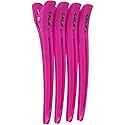 Cala Hot pink duck hair clips 4 count, 4 Count Beauty & Personal Care Cala