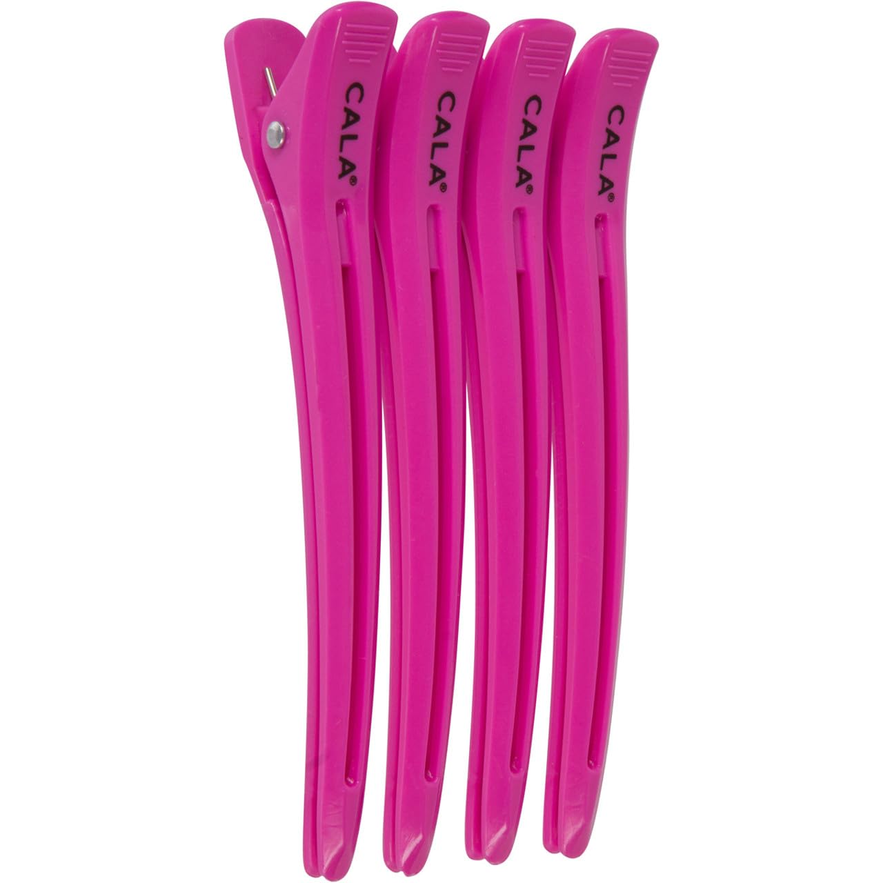 Cala Hot pink duck hair clips 4 count, 4 Count Beauty & Personal Care Cala