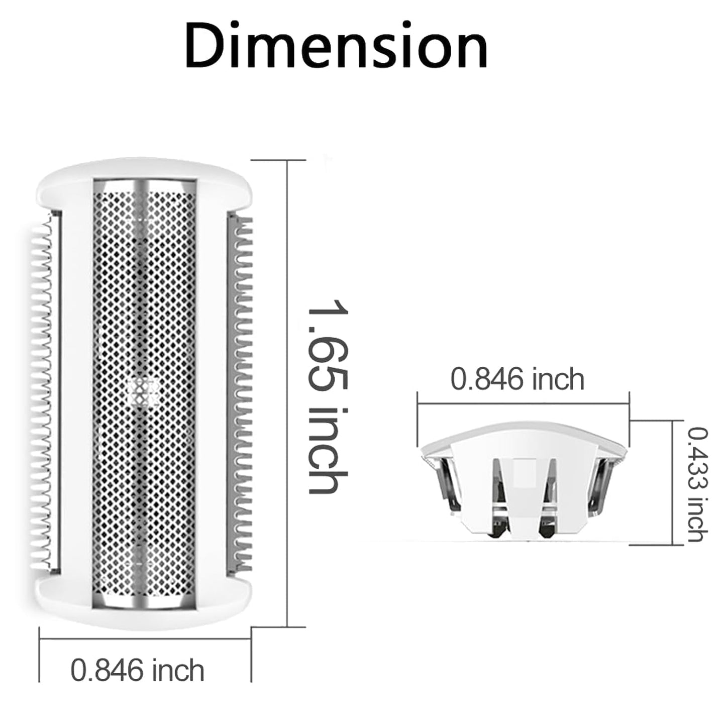 Replacement Shaver Head Foil Blade, Stainless Steel Electric Razor Replacement Head for Women, Compatible with BRL140 BRL146 Models, Wet Dry Trimmer Beauty and Personal Care lvifloae