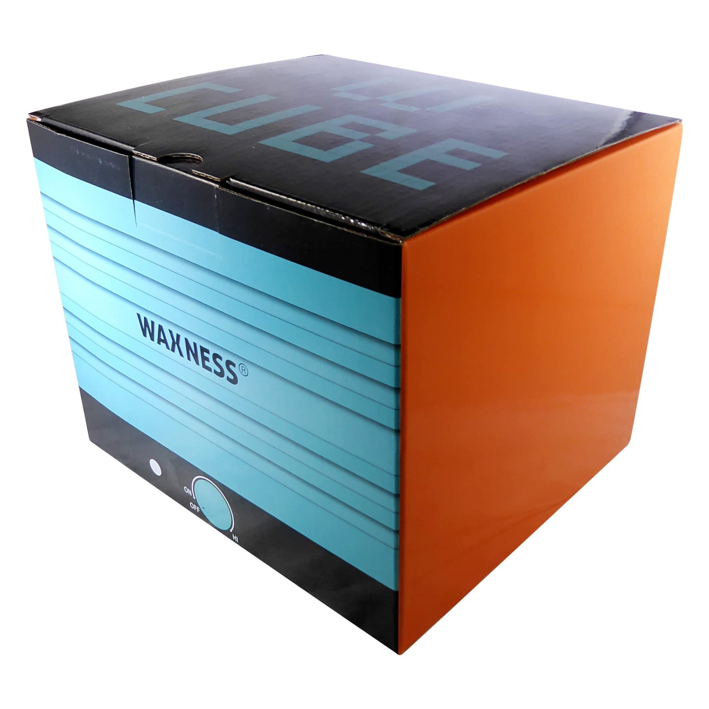 Waxness W-CUBE Professional Wax Heater - Teal, 1 lb Capacity, Adjustable temperature, 100W, for Professional Use Beauty and Personal Care Waxness