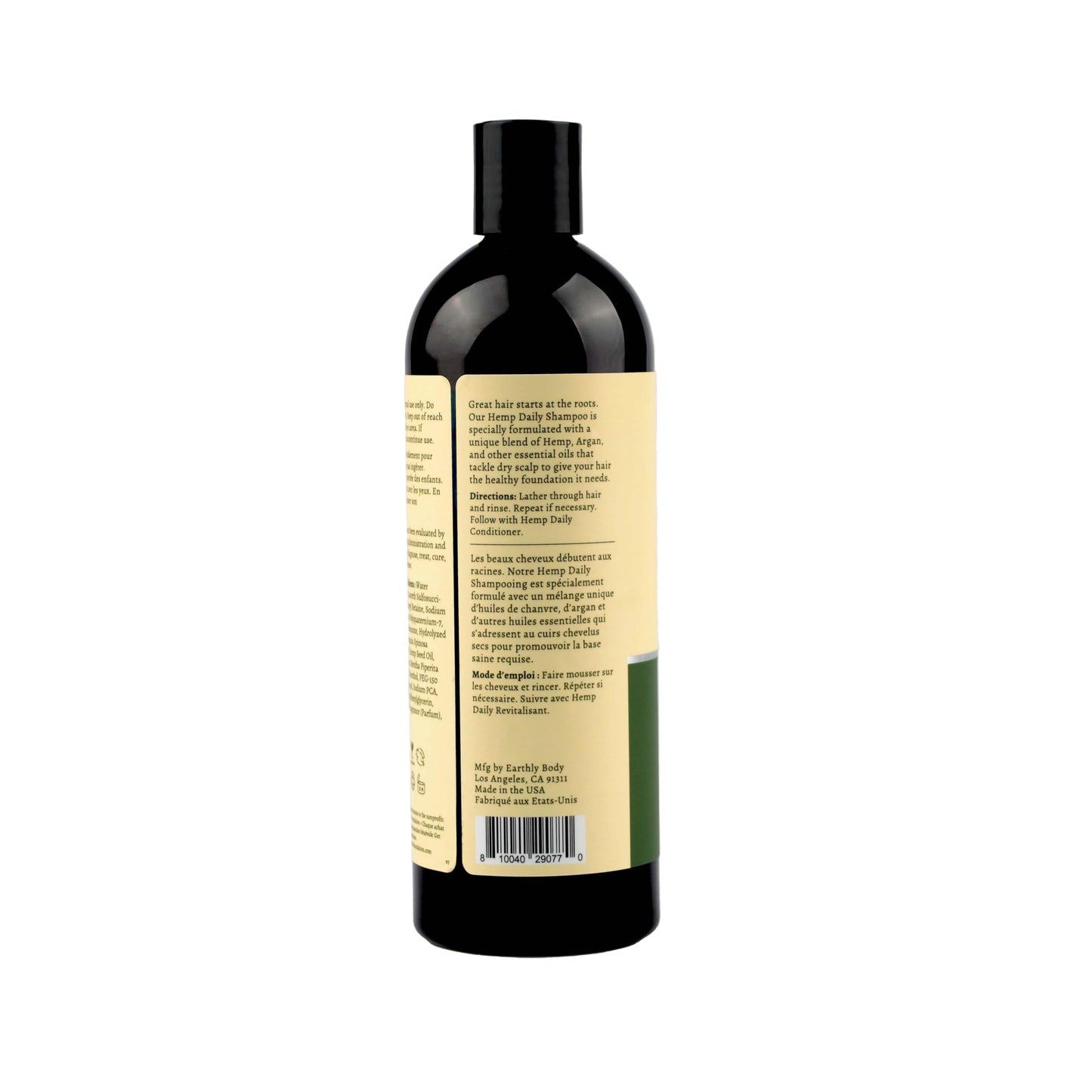 Hemp Daily Shampoo | Hemp, Argan, and Essential Oils | THC-free | 16 fl oz Beauty & Personal Care Premium Hemp Extract Daily